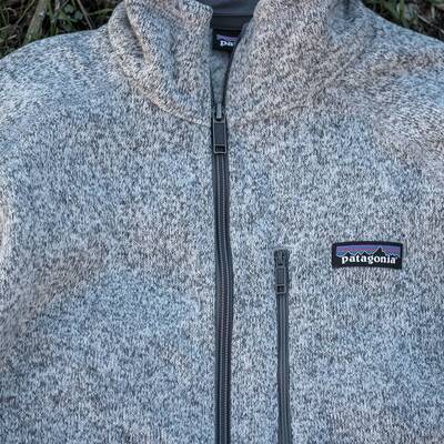 Blue patagonia sweater sales